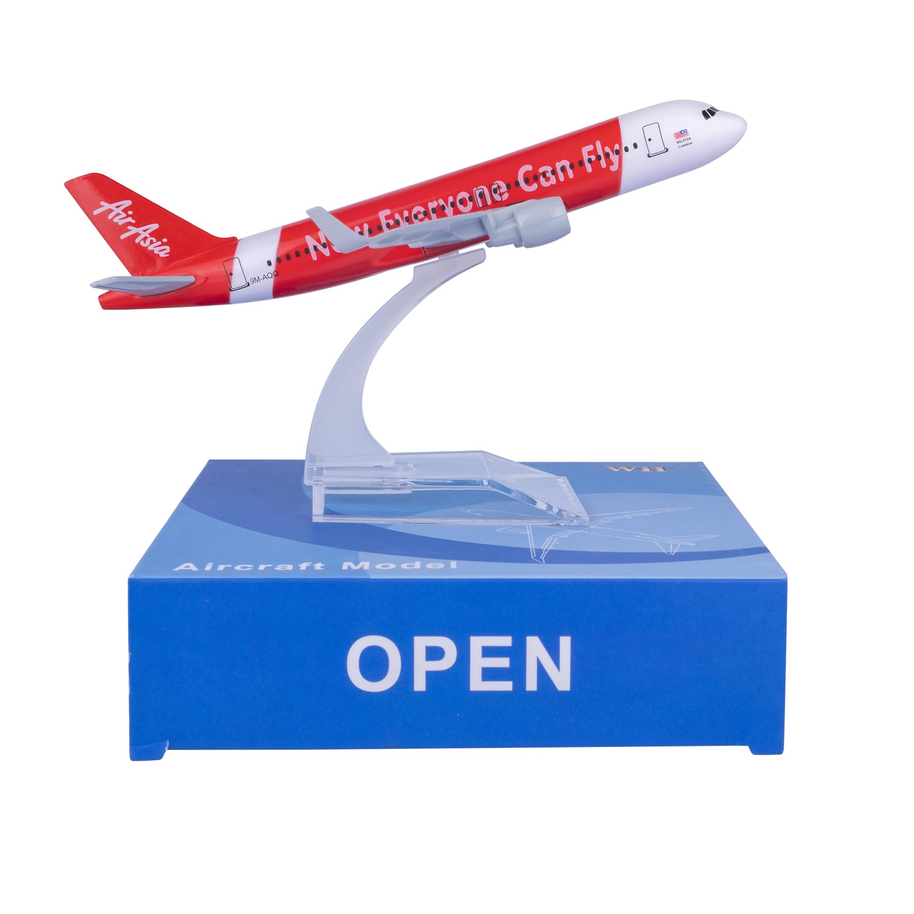 Air Asia320 Model Plane, 1/400 Scale, Diecast