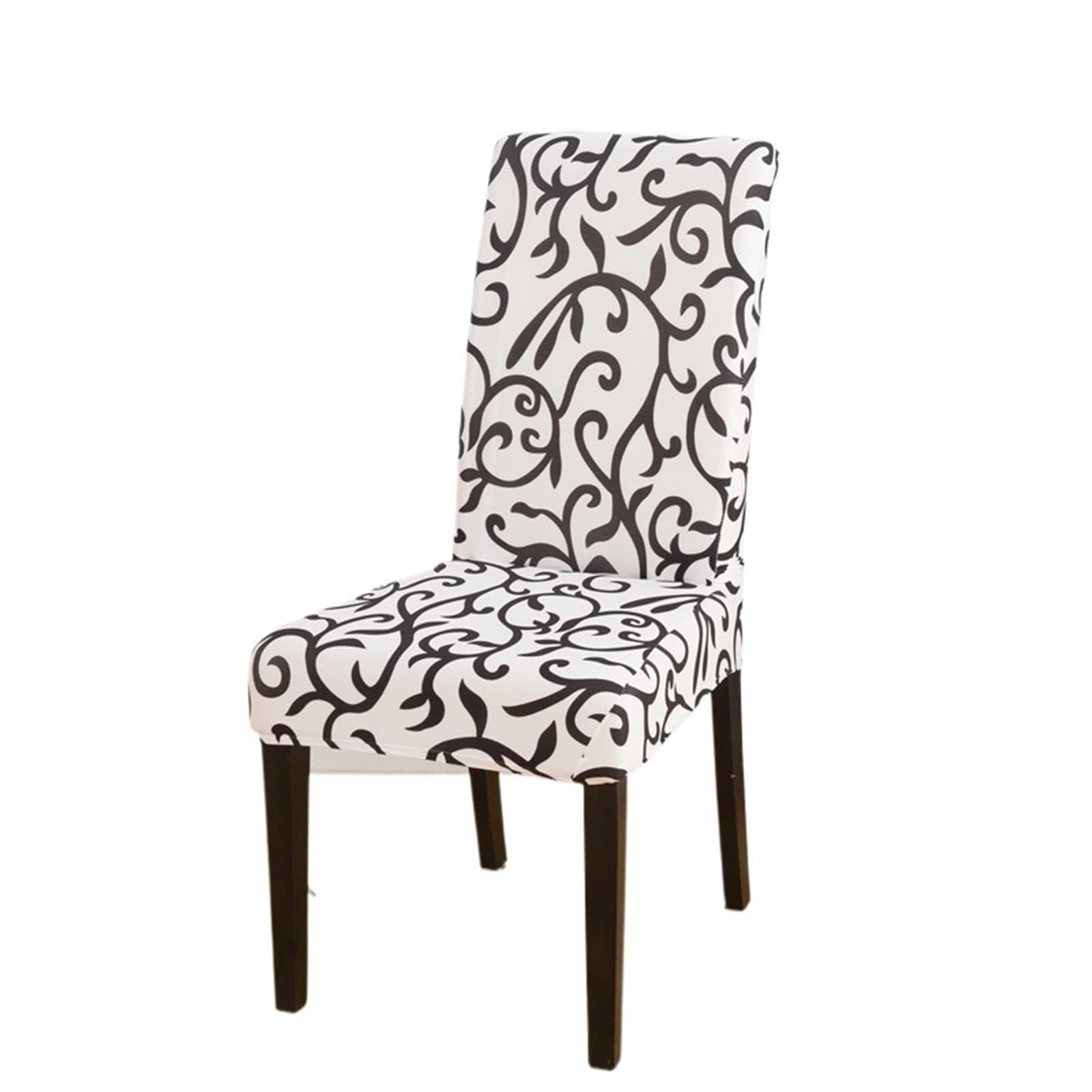 ITRHJTGP Chair Covers Stretch Dining Room Chair Cover Spandex Non-Slip Parsons Kitchen Removable To Clean Trim(E,4pcs chair cover)