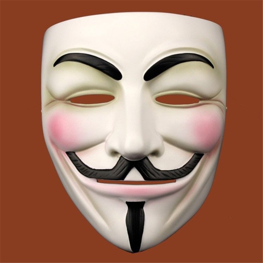 V for Vendetta Mask Resin White Masks