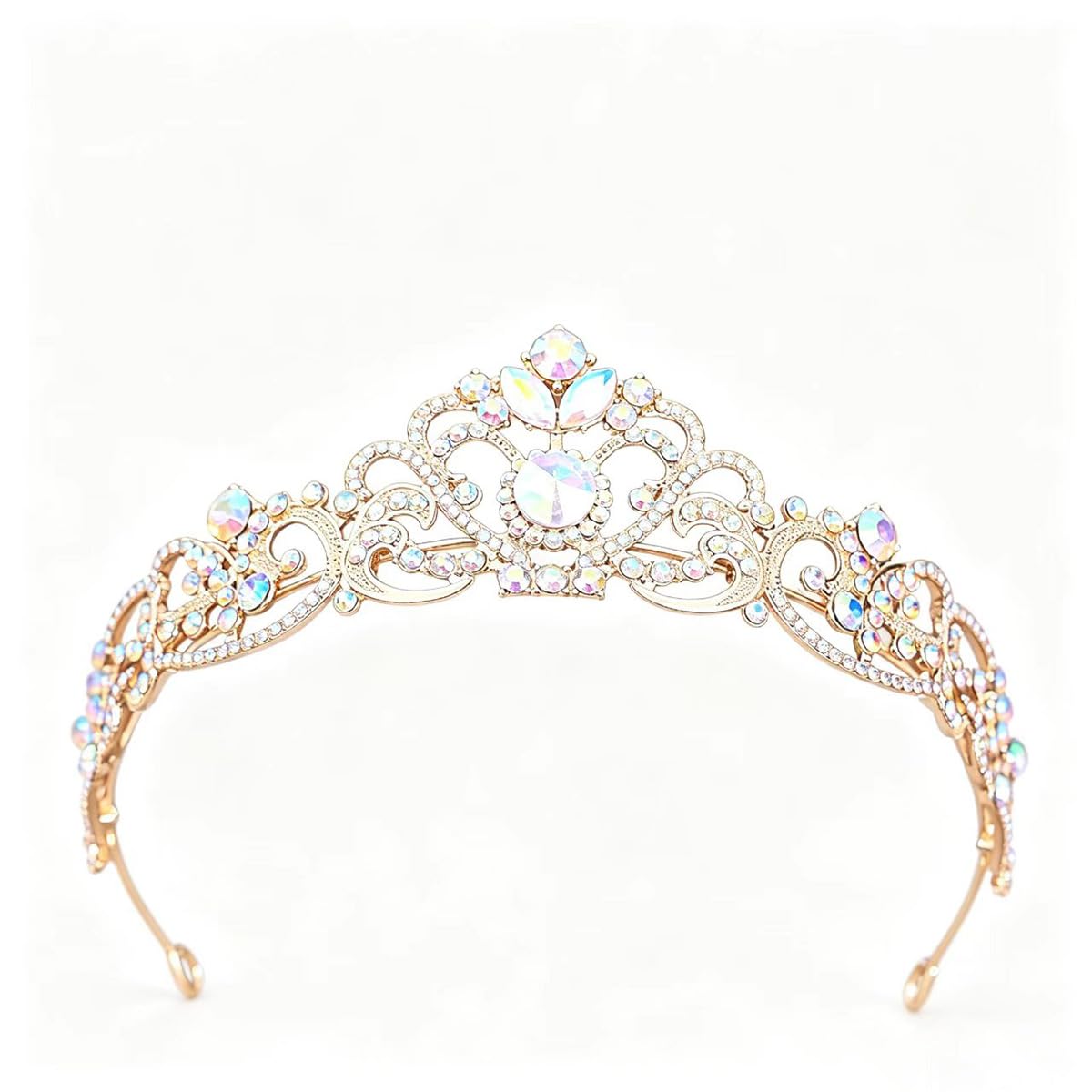 New Crystal tiara crown Princess Rhinestone Headpiece Party Headwear