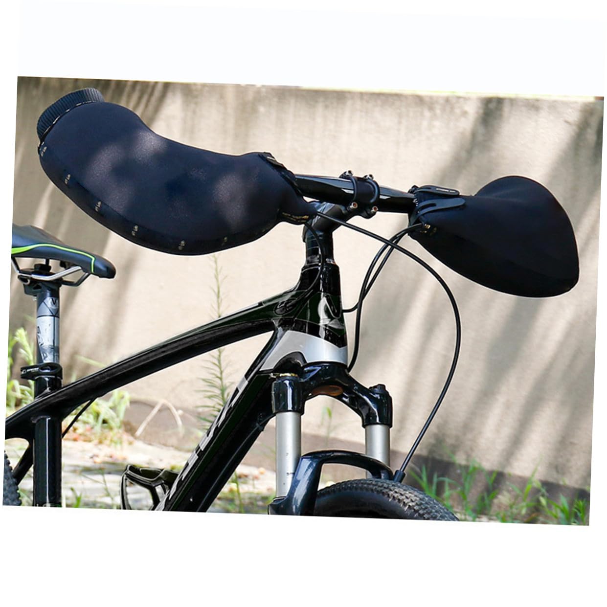 BETOOKY 1 Paar Winddichte und Warme Fahrradlenkerhandschuhe aus Neopren und Baumwolle für Kalte Winter Leichte Unisex Handschuhe für E Bike und Mountainbike