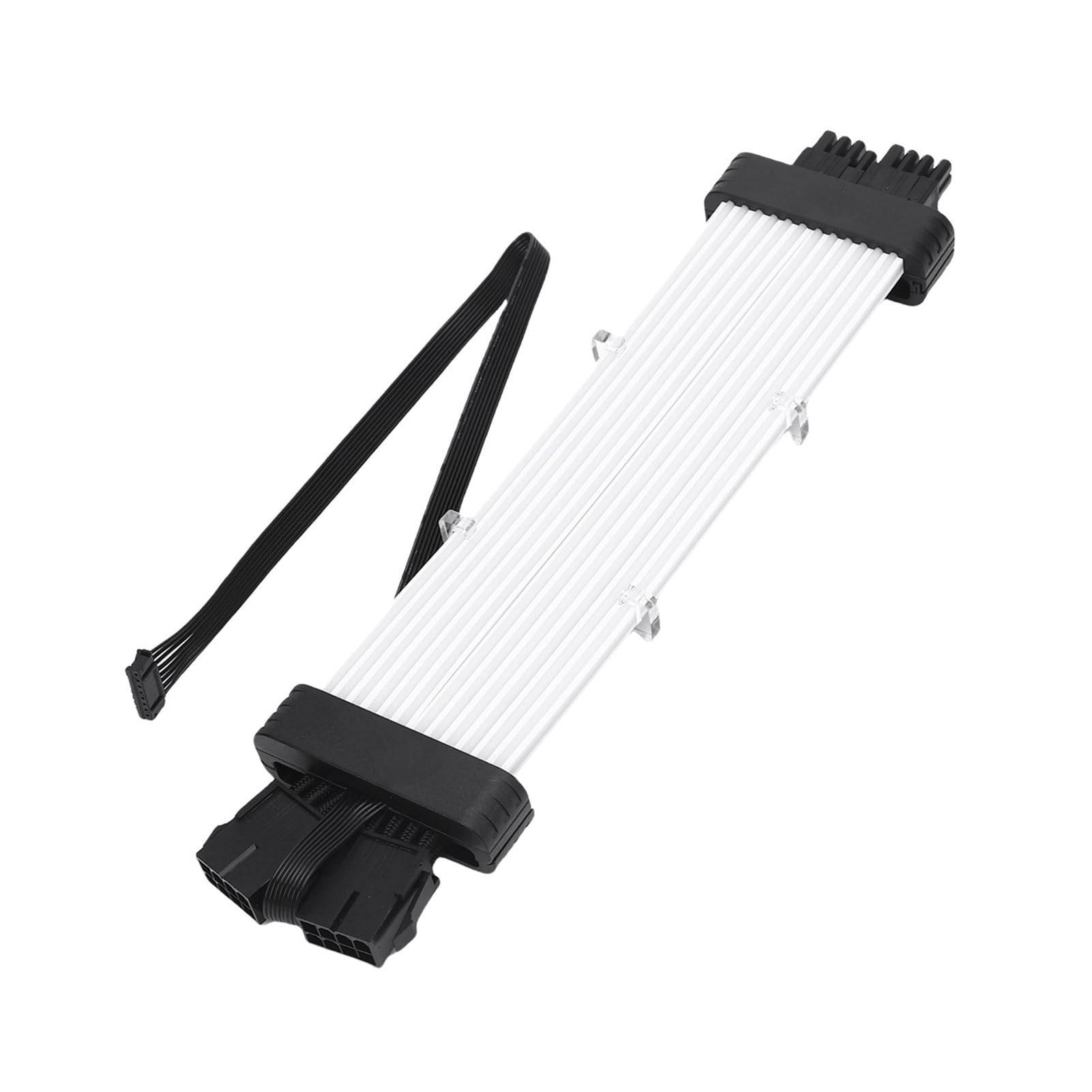 Fabater Cavo PSU ARGB con 120 Perline Luminose Configurazione di Gioco Straordinaria - Striscia LED di Sincronizzazione ARGB da 5 V per Appassionati di PC, Materiale Siliconico, 1 unità (#2)