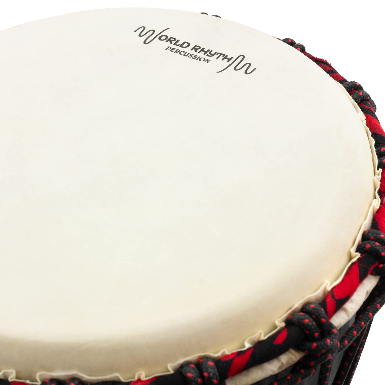 MDJ006 Tamburo Djembe da 9 pollici - Tamburo africano a mano in legno di mogano - colore nero