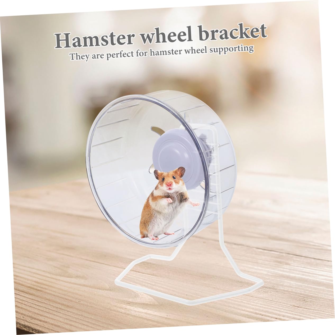 BESPORTBLE 8piezas Soporte De Rueda para Hámster De Hierro Rack Estable para Ejercicio De Mascotas Fácil Instalación y Diversión Aumentada