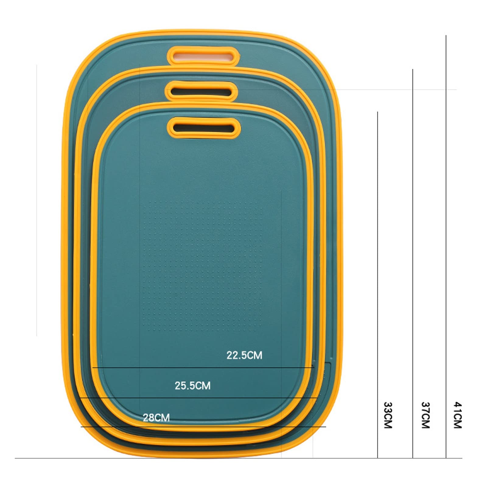 Tabla de cortar con paja de trigo, tabla de cortar para el hogar, tabla de cortar de plástico para cortar frutas (gris, M)