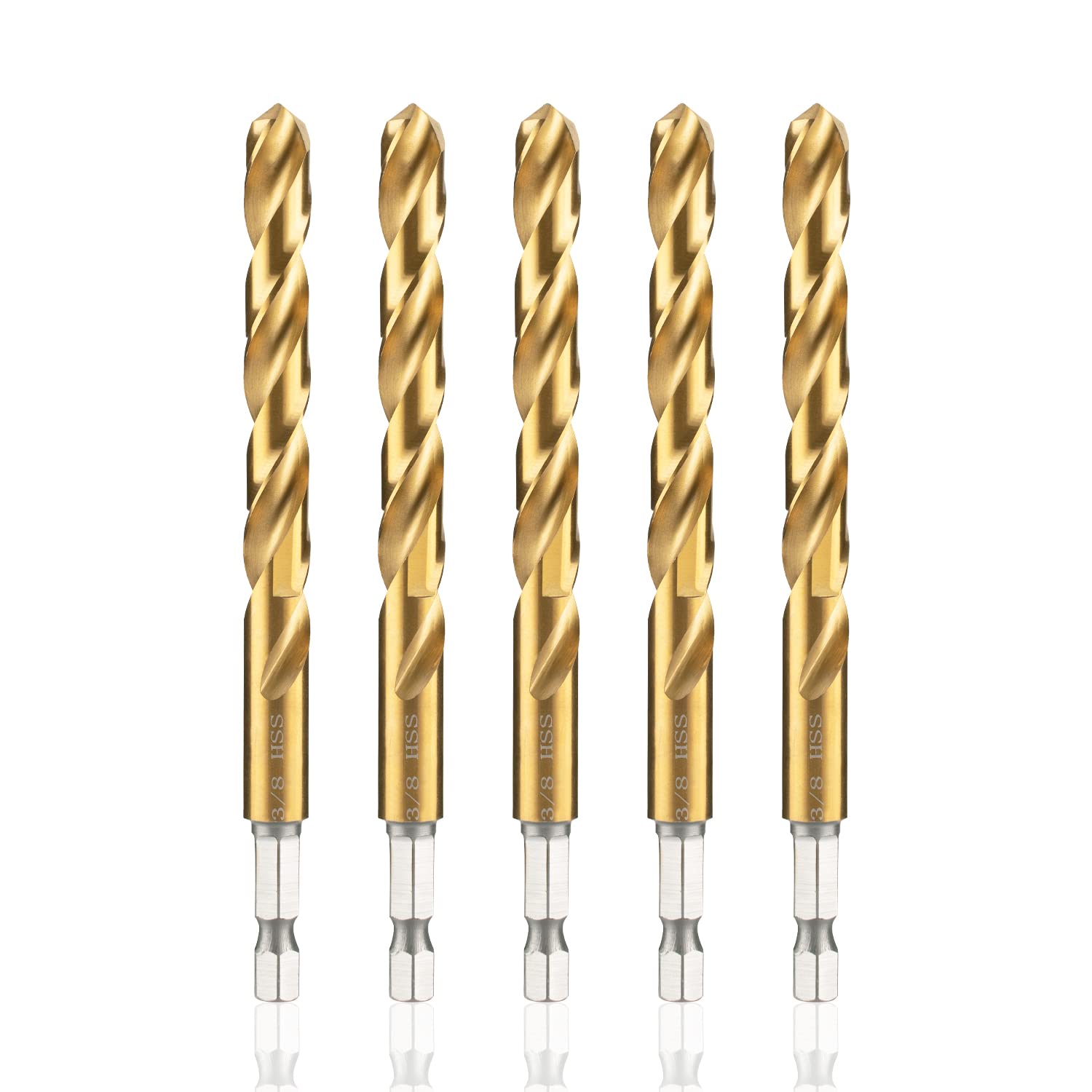 amoolo Impact Drill Bit Set, 1/16"-1/4", 16pcs — Amazon image 9
