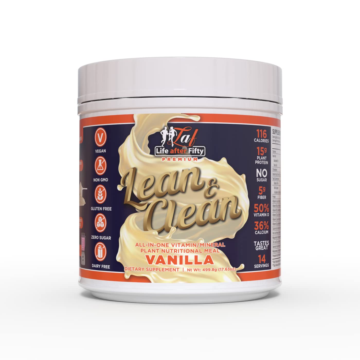 Amazon.com: Life After Fifty Lean & Clean (Vanilla) : Health & Household