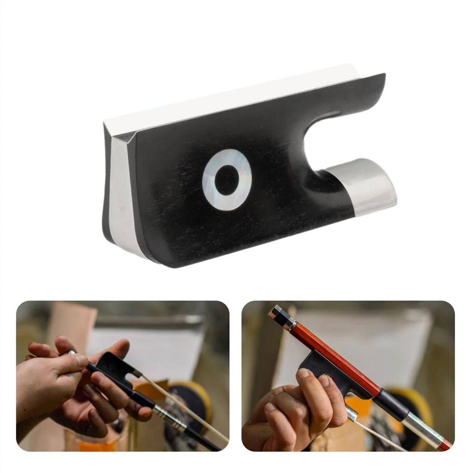 Arco Per Violino Accessori Per Violino In Ebano Per Violino 4/4Parti Per Arco Per Violino