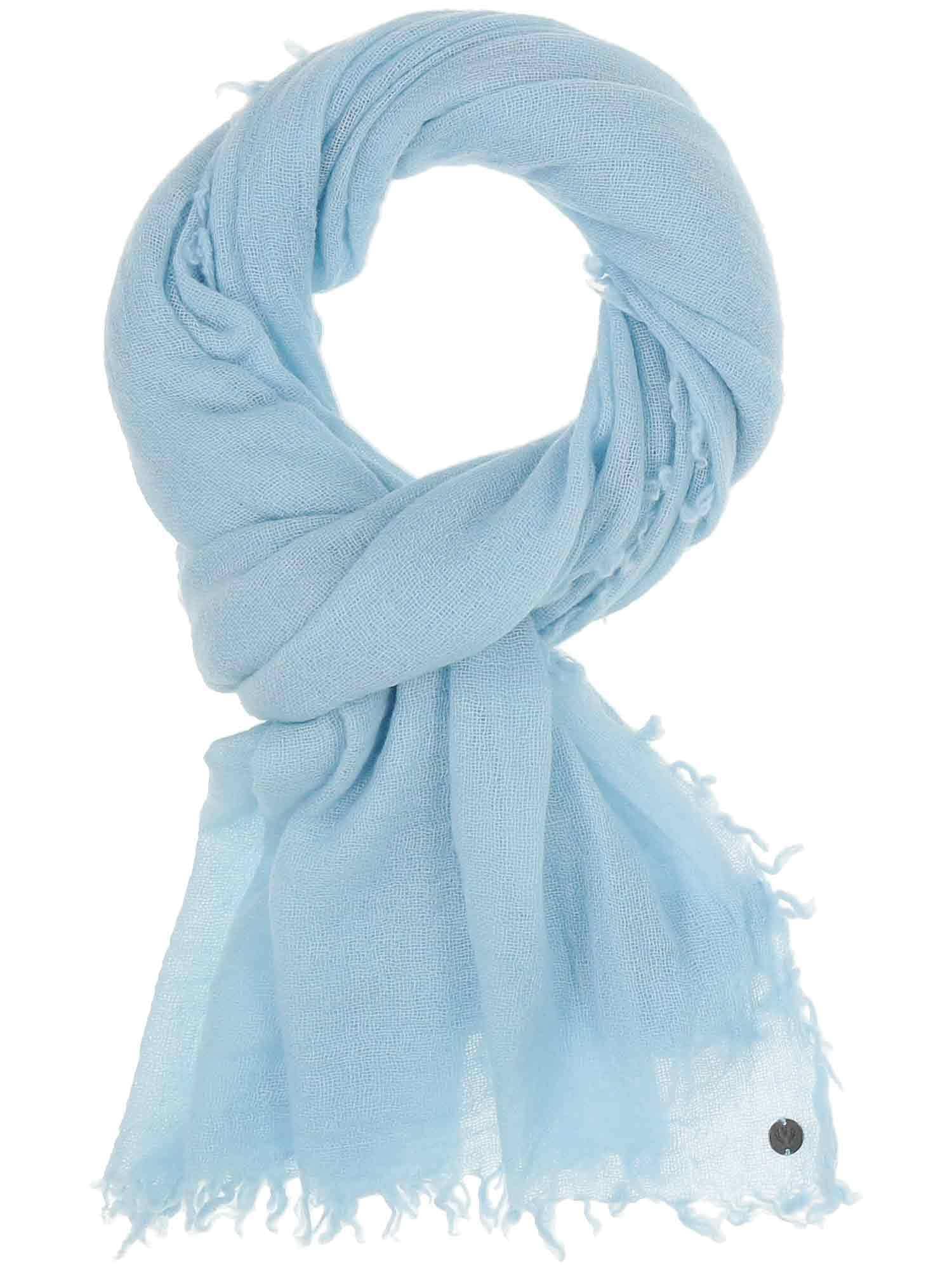 FRAAS Damen-Schal 70 x 180 cm - Modische Stola mit Fransen aus Wolle - Perfekt für jedes Outfit