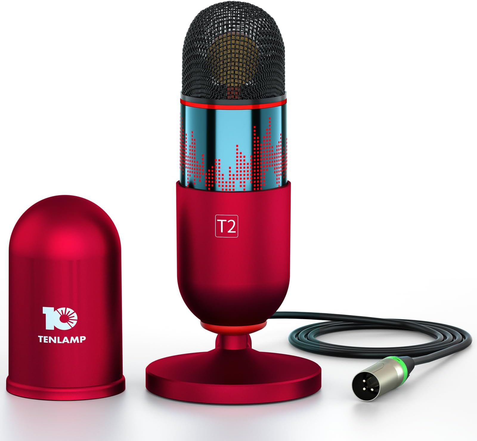 neculogyUSB Condenser Microphone, for Streaming and Gaming on PC, Professional Recording Quality, Precise Cardioid Polar Pattern, Great for Streaming, Podcasts, Twitch, YouTube