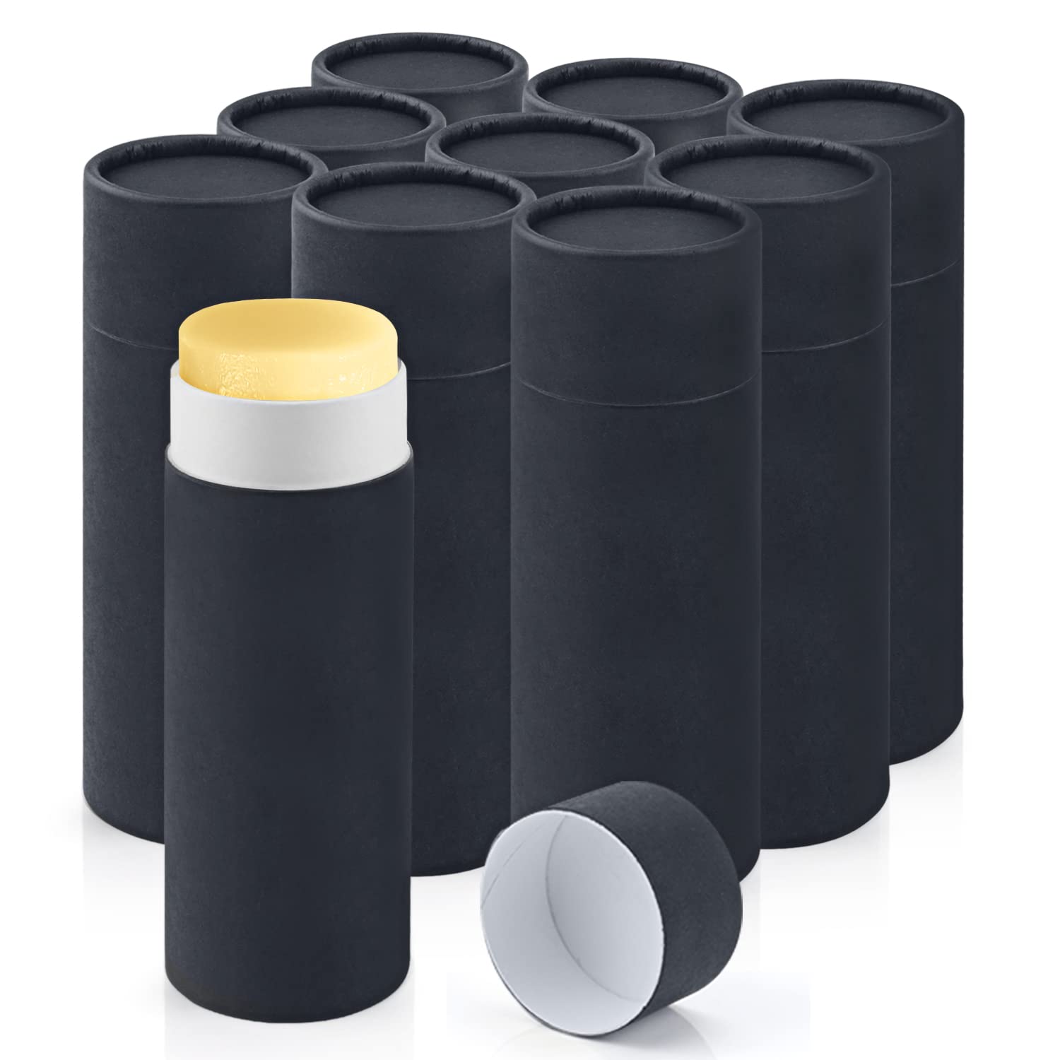 Buy DMuuuDM 10 Pcs 2.5oz Paperboard Deodorant Containers,Empty Kraft