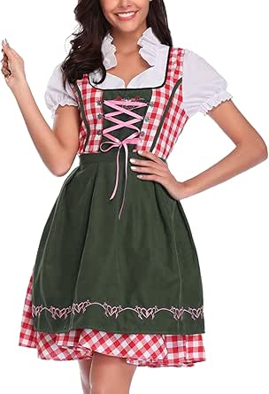 German Oktoberfest Apron - Red Drndl Grl | Kochschürze, Lustge