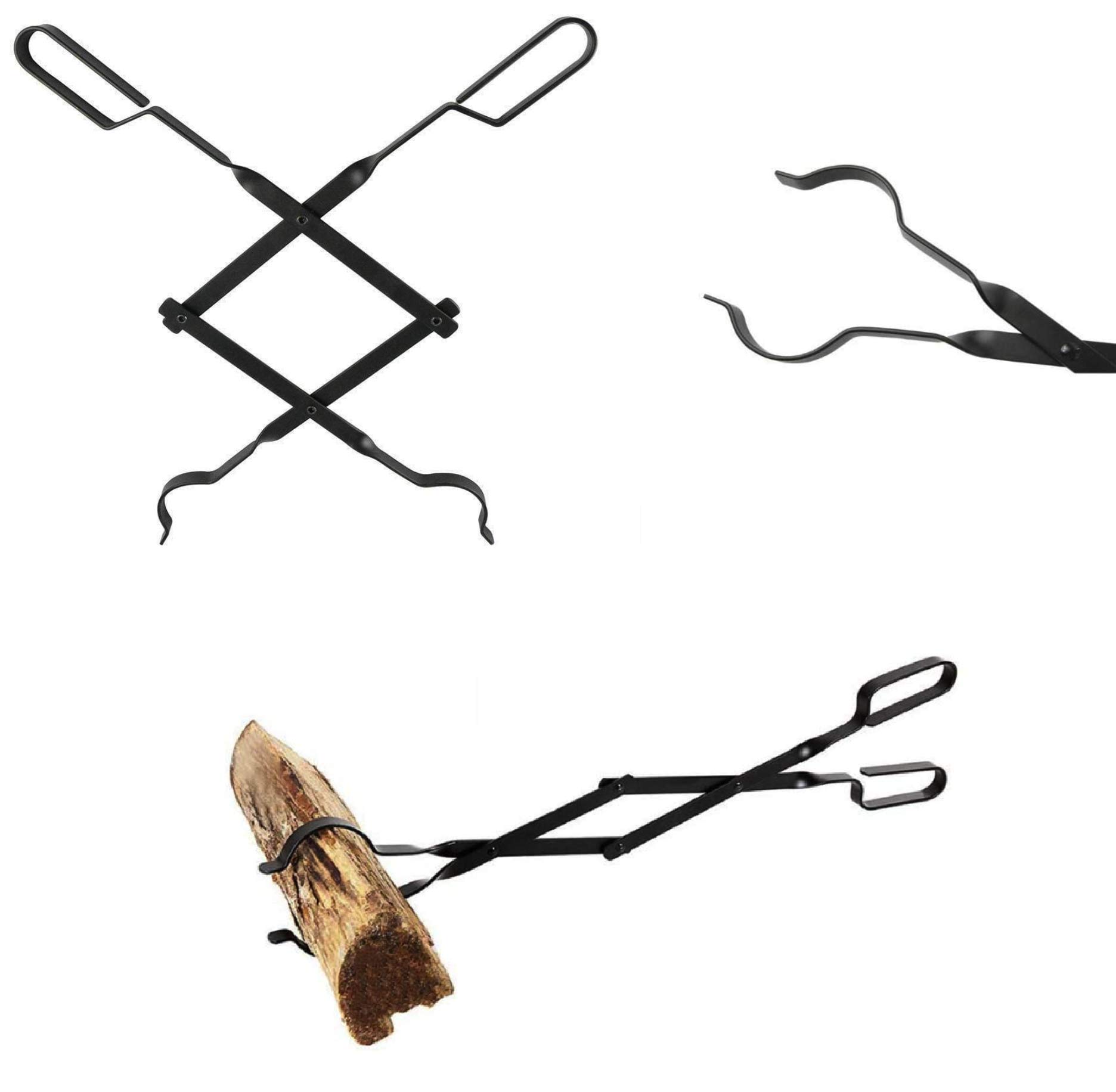 Buy Professional Selling Fireplace Tongs Campfire Log Grabber 26