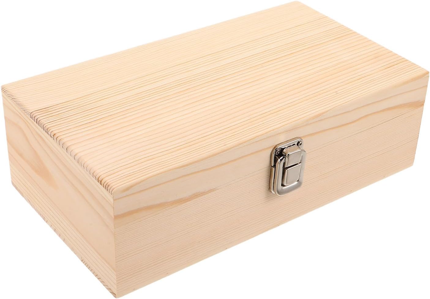 ERINGOGO Battery Storage Wood for Aa Batteries Organizer with 55 Slots | Sponge Liner, Metal Hardware, Compact 10x5.5in Box, Portable and Durable