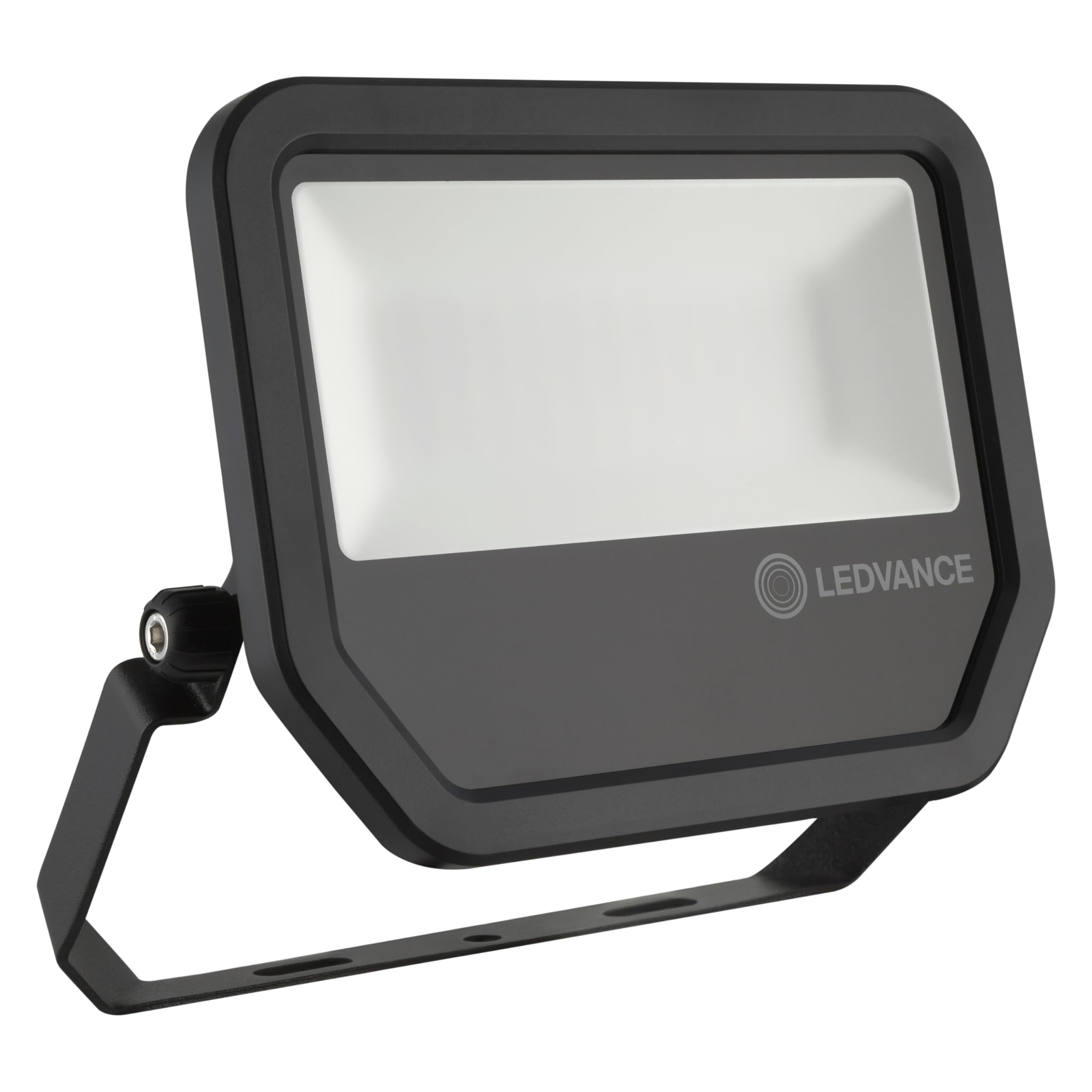 Ledvance 4058075810990 A++ to A, Floodlight S - LED Flutlichtstrahler in schwarz, 100 Grad Ausstrahlungswinkel, - 4000 K, IP65, Plastik, 50 W, kaltweiß, 18.7 x 21.6 x 6.2 cm