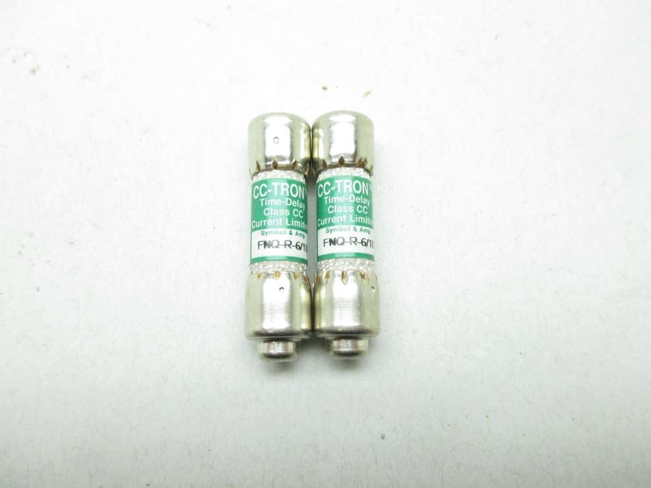 LOT 2 New COOPER BUSSMANN FNQ-R-6/10 CC-TRON 6/10A AMP 600V-AC Fuse D463064