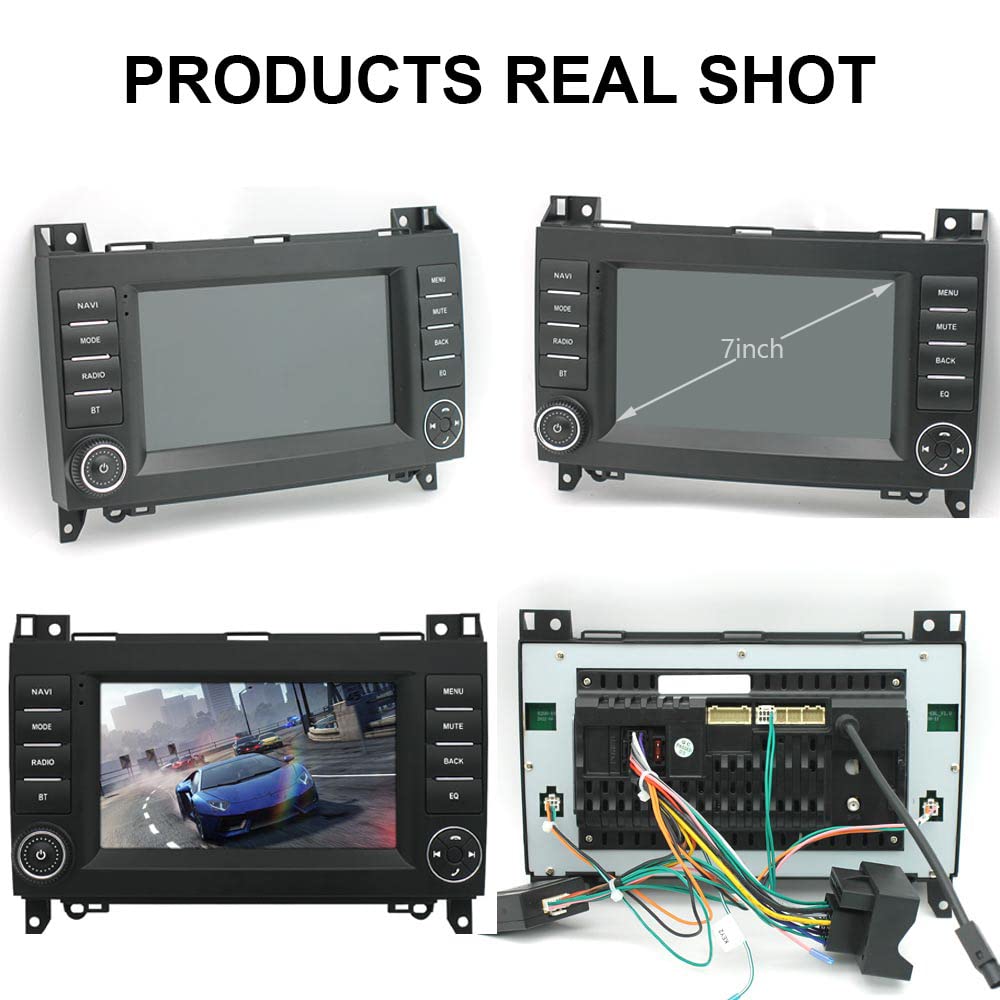 LKW Navigationsgerät mit 7 Zoll Touchscreen, GPS Navi Navigationssystem unterstützt lebenslang Kartenupdate