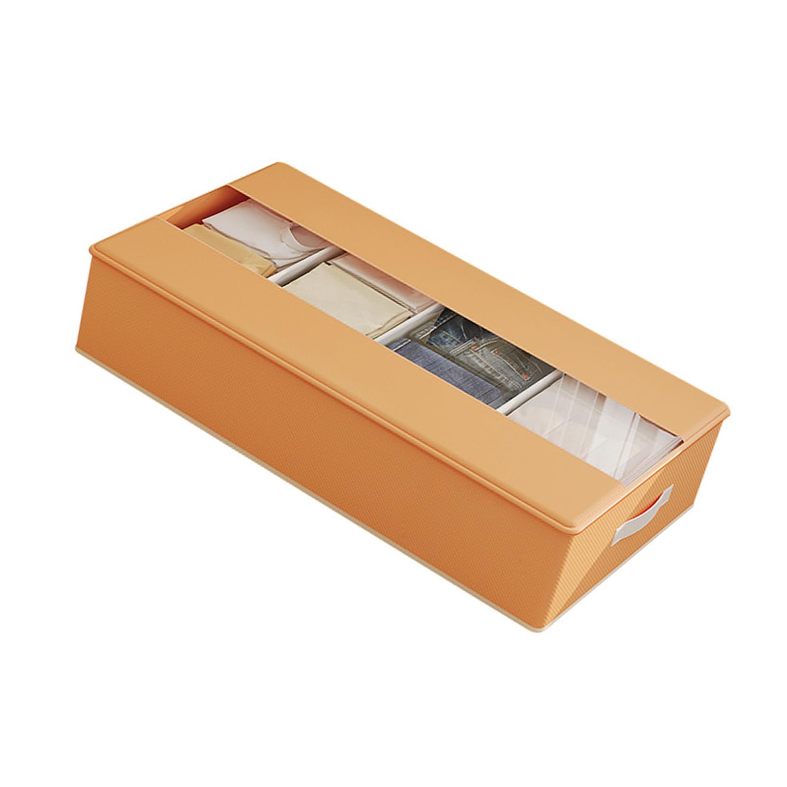 HDOYTXXM Multipurpose Underbed Storage Organizers with Sturdy PVC Covers Large Capacity Each for Efficient Space Saving Bed Storage Bags