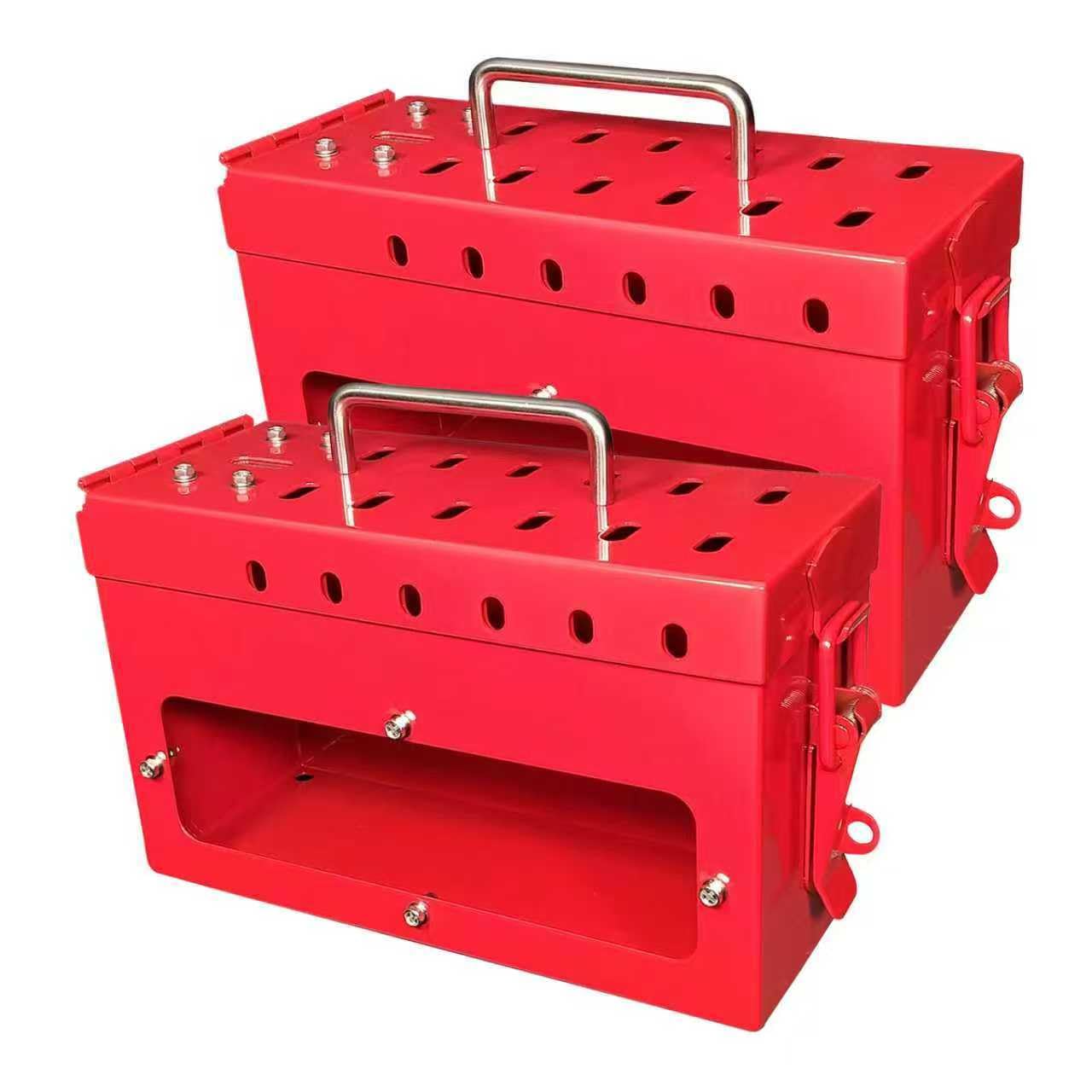MACCANN&ESSIN Lockout Tagout Group Lock Box Lock Out Tag Out Loto Boxes for OSHA Compliant Procedures (2)