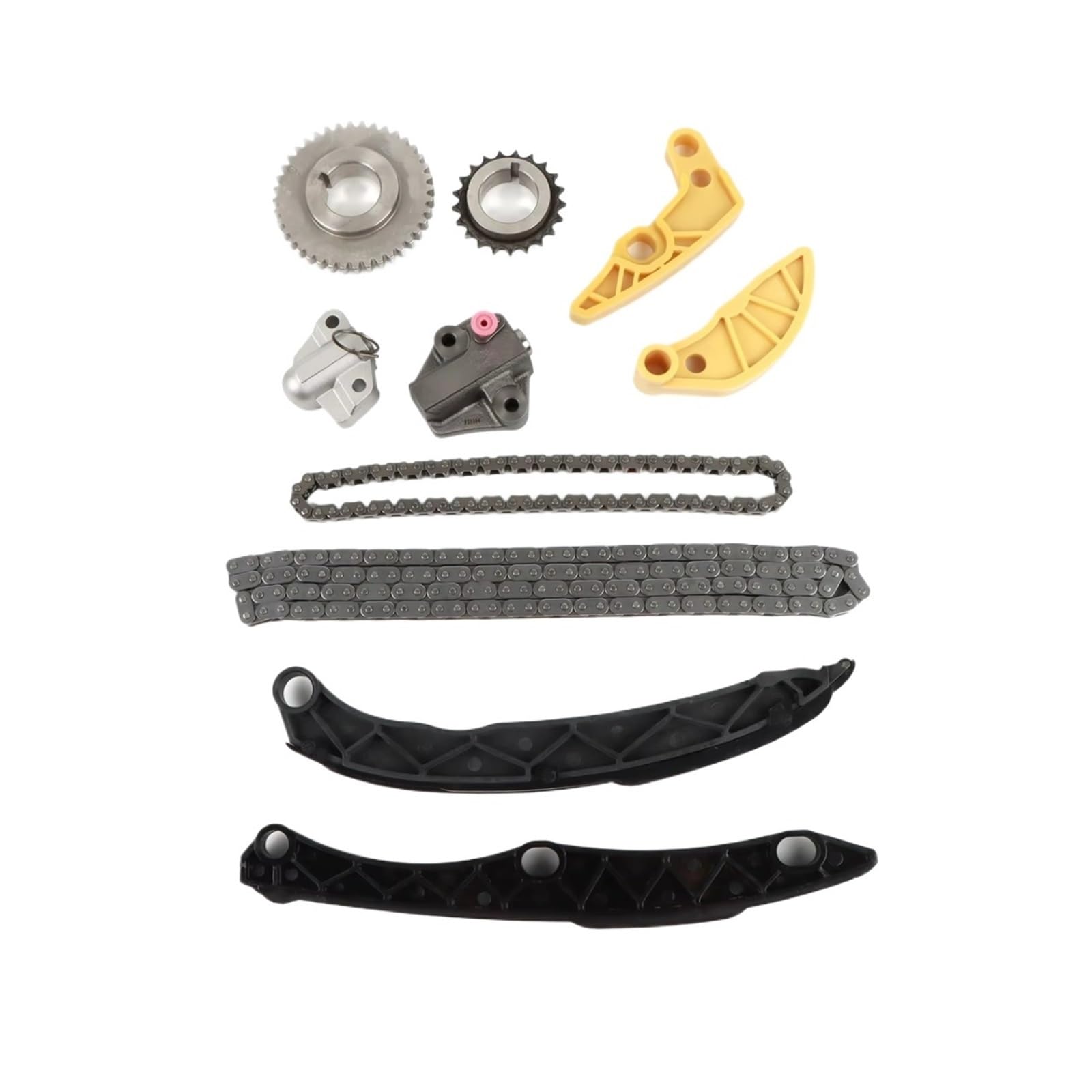 łańcuch napędowy oleju Pasuje do Kia pasuje do Sorento pasuje do Sportage G4KJ 2.4 2.0L 24321-2G111 24410-2G810 G4KJ zestaw łańcucha rozrządu olej przekładnia pompy zestaw łańcucha pompy oleju