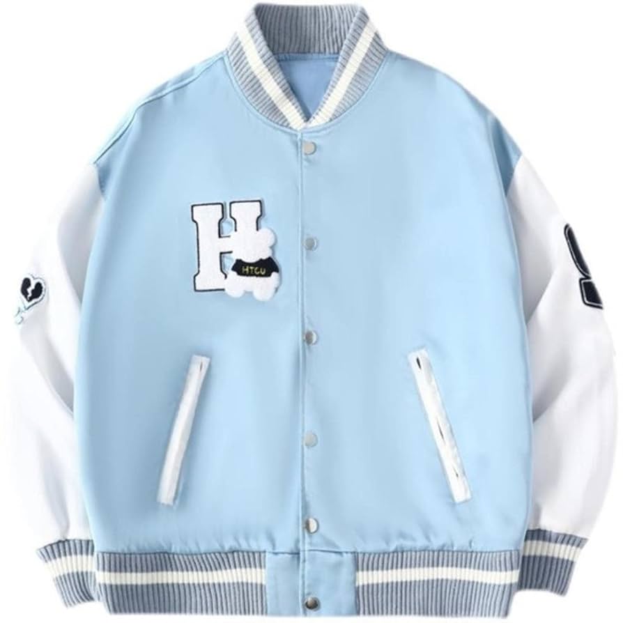 ★24-25FW新作★Wai Kei★MLTS VARSITY JACKET ZXCL High Street Baseball Jackets Women Patchwork Little