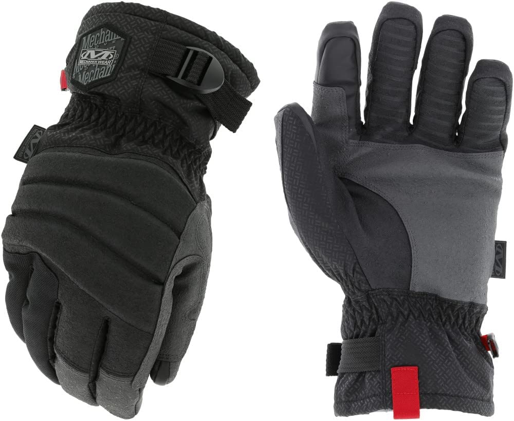 Mechanix Wear Guantes ColdWork™ Peak (Grande, negro/gris)