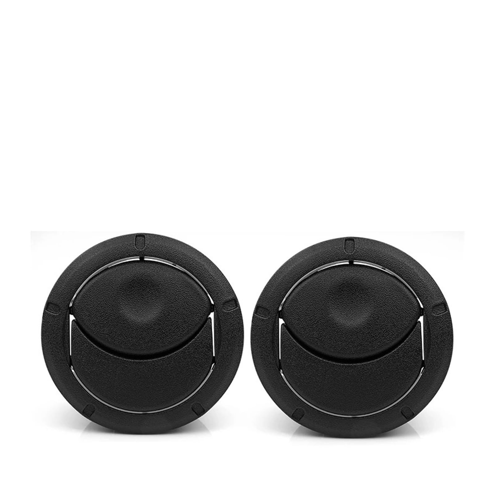 For Duster For Logan For Sandero For Master 8200464605 687606360R 1/2/4pcs 8200212480 Sliver Car Air Conditioning Vent Car Dashboard Air Vent(2pcs Black)