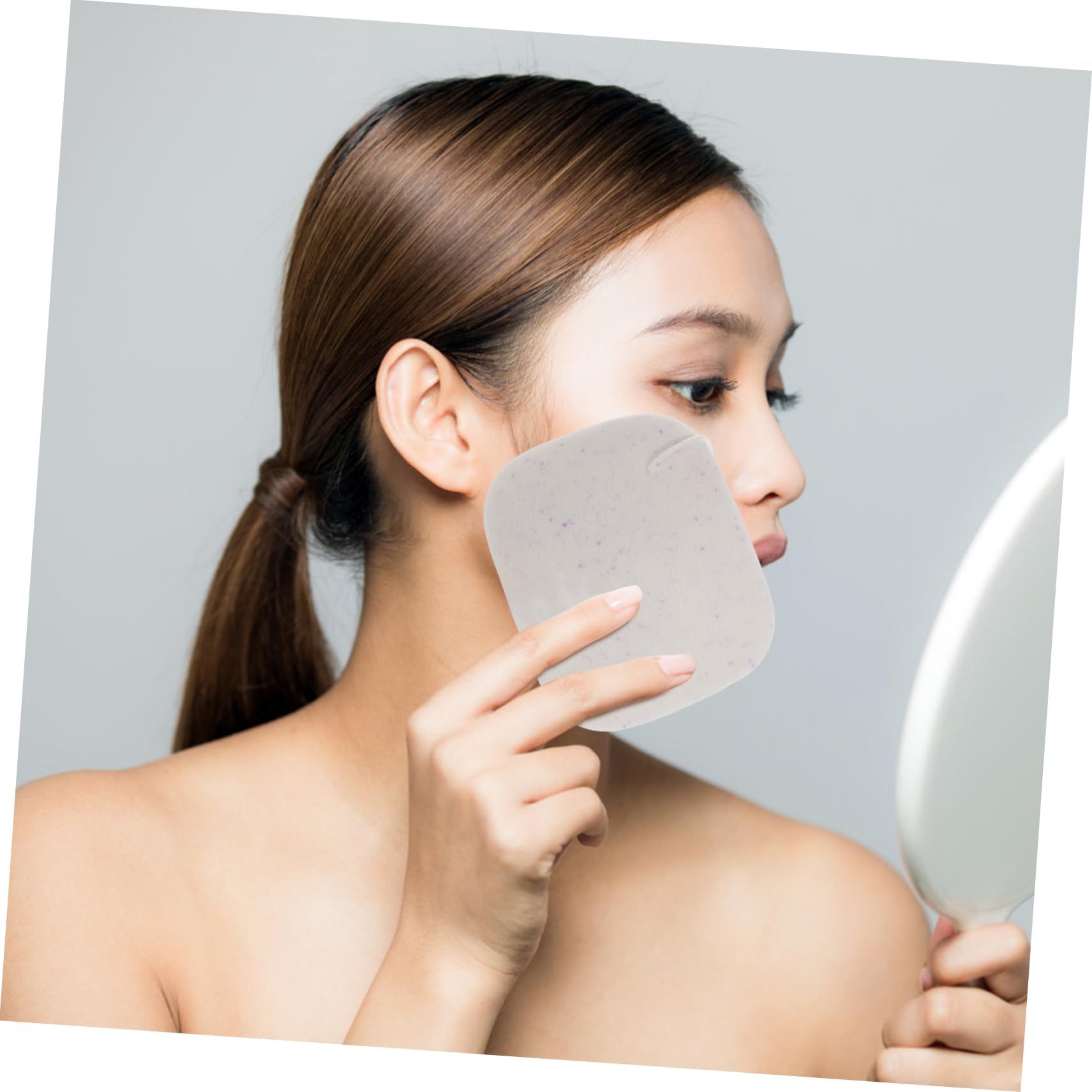 CALLARON 4 Set detergente viso spazzola per la pulizia del viso uomini donne scrubber spugna per il da viaggio spugna per il per lavare il pva