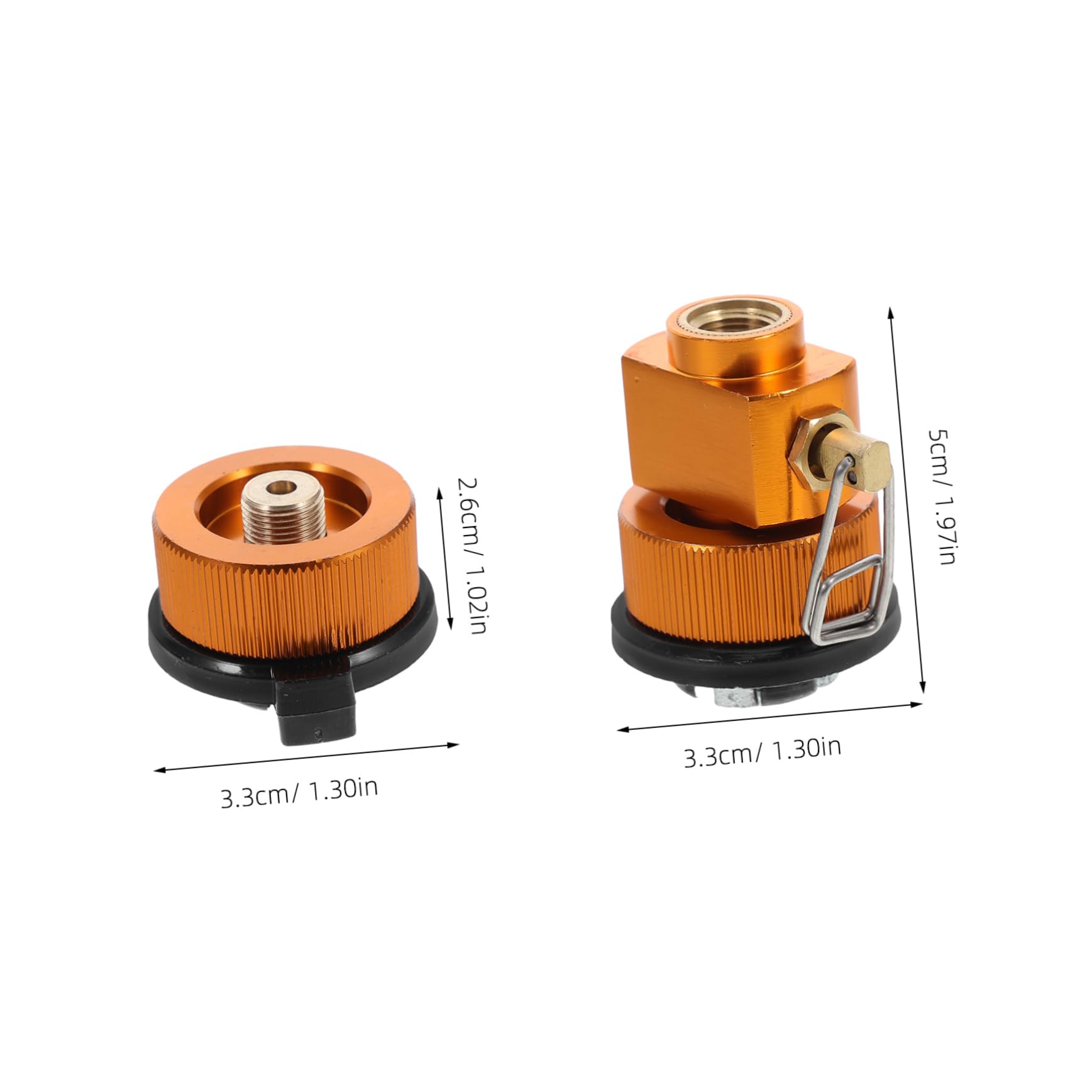 JOINPAYA 1Set Gas Refill Adapter for Outdoor Cooking Portable Stove Head Converter Backpacking Stove Propane Adapter Versatile Canister Converter for Camping and Hiking