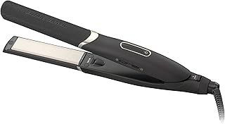 コイズミ ヘアアイロン ストレート ツインマイナスイオン サロンセンス 300 シルキーモイスト 耐熱フェルト 海外対応 ブラック KHS-8770/K