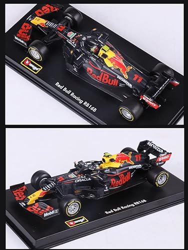 Miniatura 6 de 143 F1 RB16B Red Bull Racing Car 2021 NO.33 y 11 Aleación Vehículo de lujo fundido a presión Coches Modelo Colección de juguetes por Bburago 38056