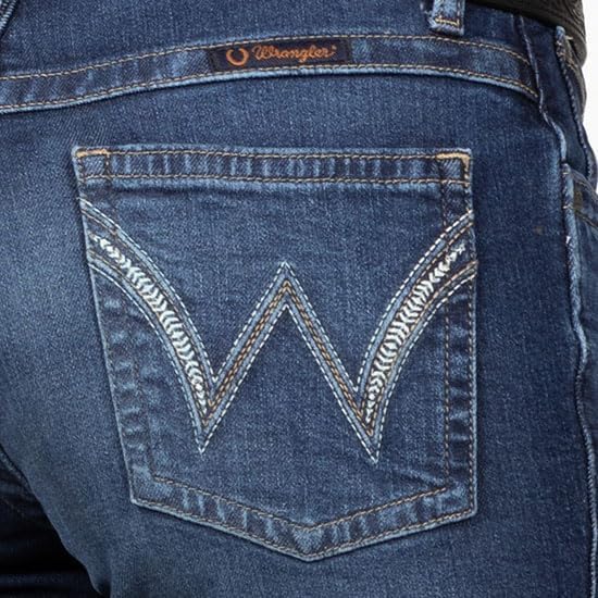 Wrangler Women's Q-Baby Ultimate Riding Mid Rise Bootcut Jean - Shirley3