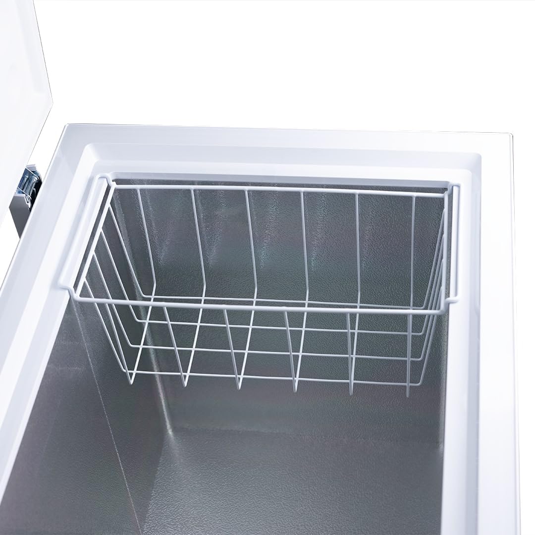 PYRAMIDEA Congelatore a Pozzetto CNG304 Convertibile Bianco 250 Litri | Classe Energetica E, Cestello Interno, Convertibile a Frigorifero