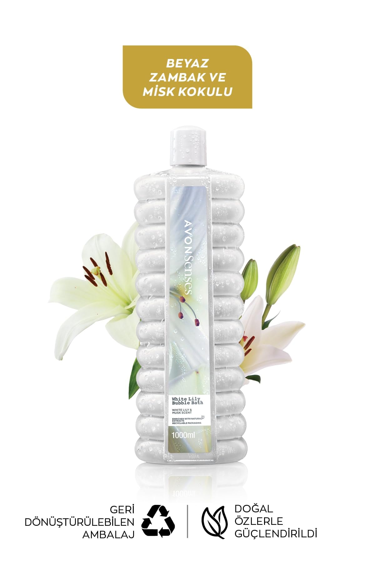 White Lily Zambak Banyo Köpüğü 1000 Ml.