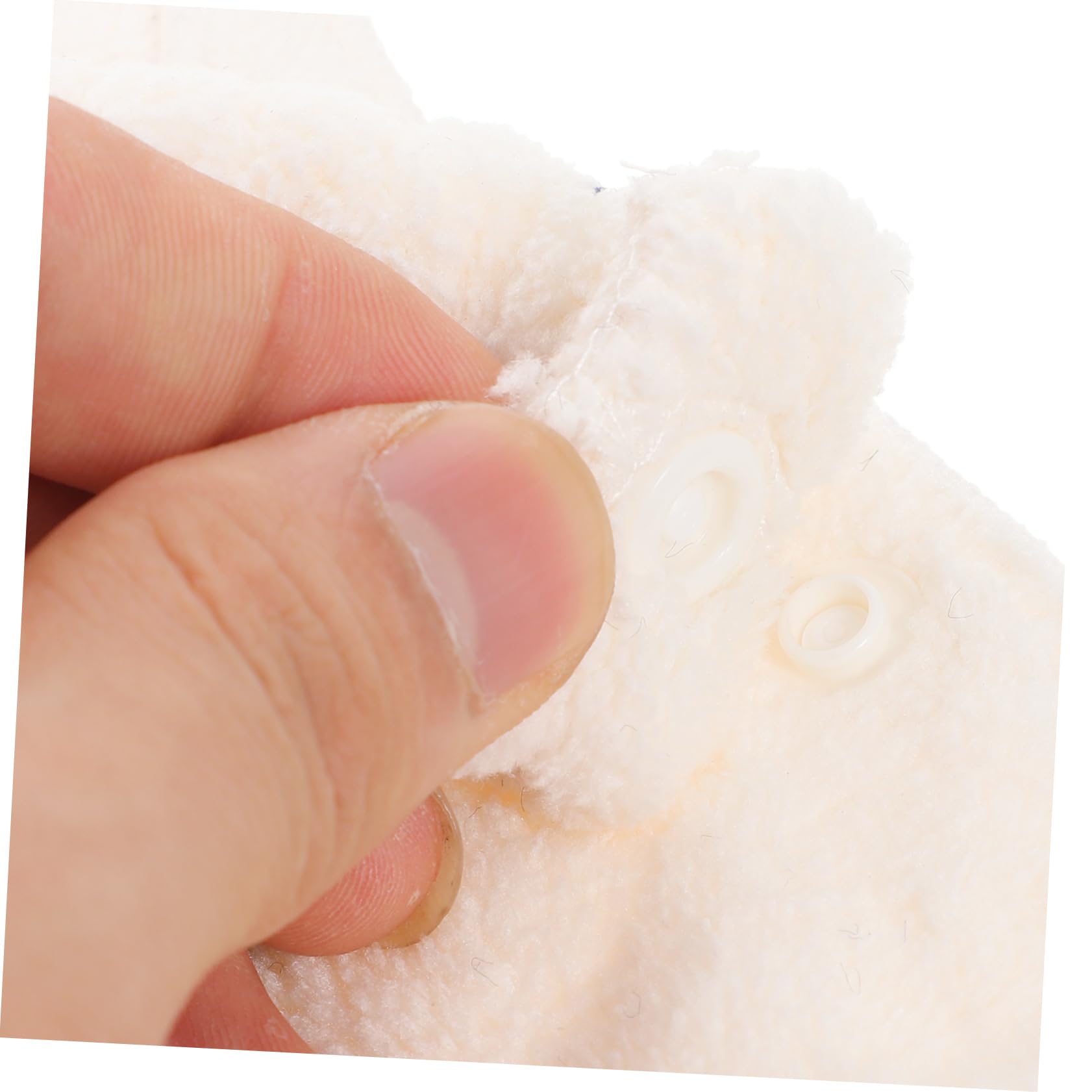 VALICLUD 4 Pezzi Asciugamano di maschera calda facciale microfibra asciugamani scaldasalviette viso asciugamano a comprimere asciugamano a vapore per il viso vello di corallo bianca