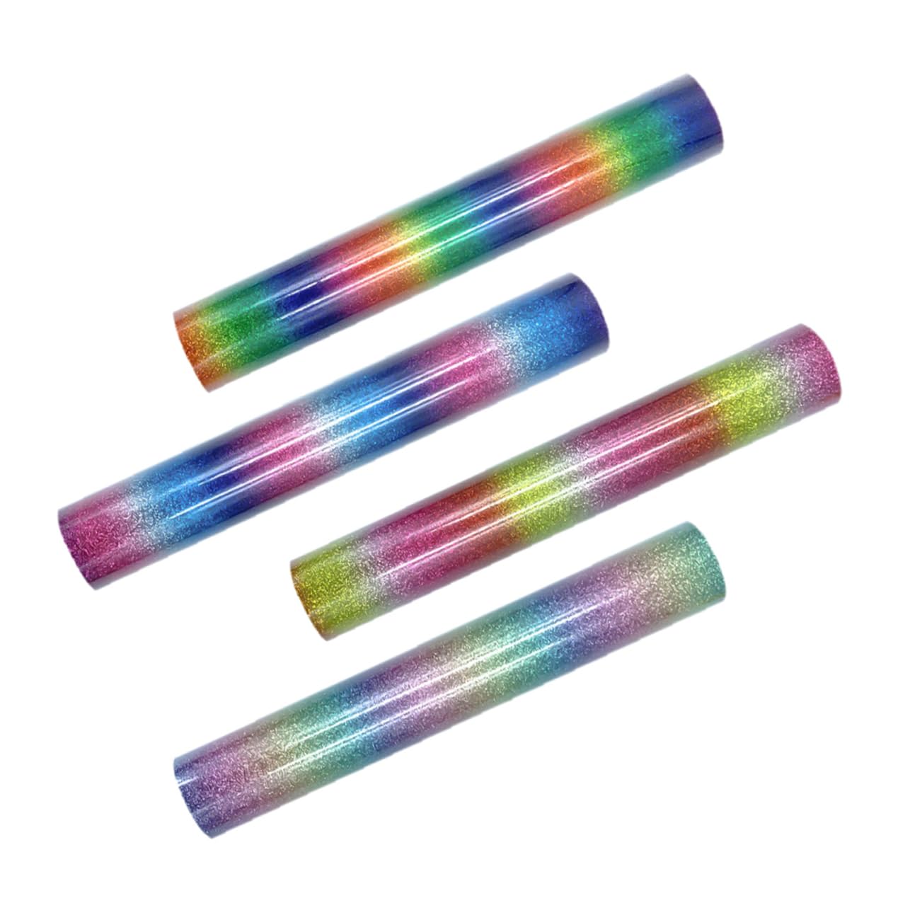 Housoutil 4pcs Engraving Heat Transfer Films White Vinyl for DIY T-Shirt Printing