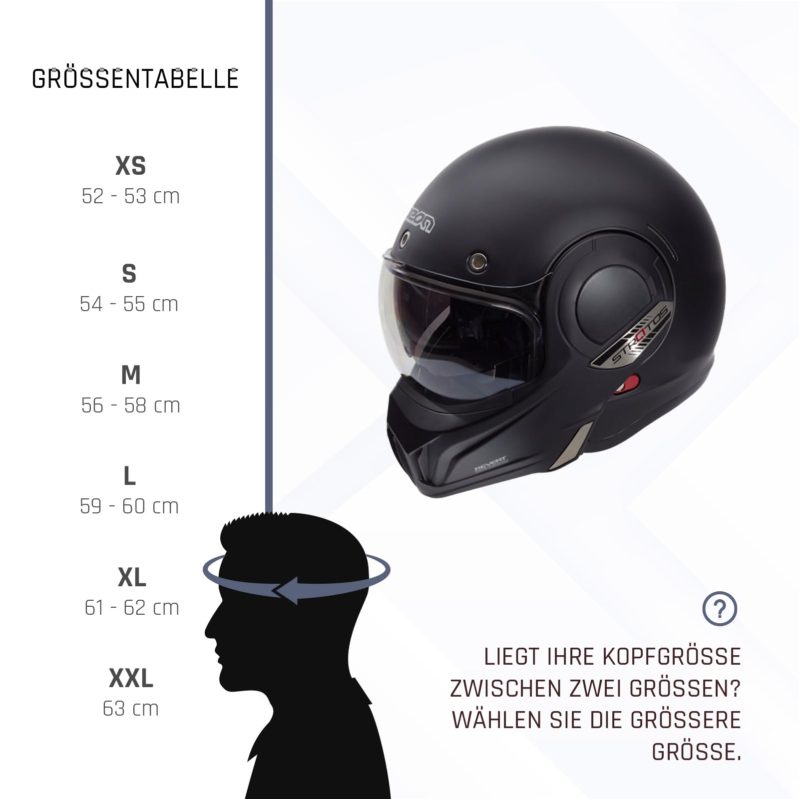 BEON Stratos Motorradhelm - Systemhelm Klapphelme mit Visier und Sonnenblende - Rollerhelm Sonnenblende - Motorrad Helm Damen & Herren - Integralhelm 180° Klappbar - Anti-Kratz-Visier - L