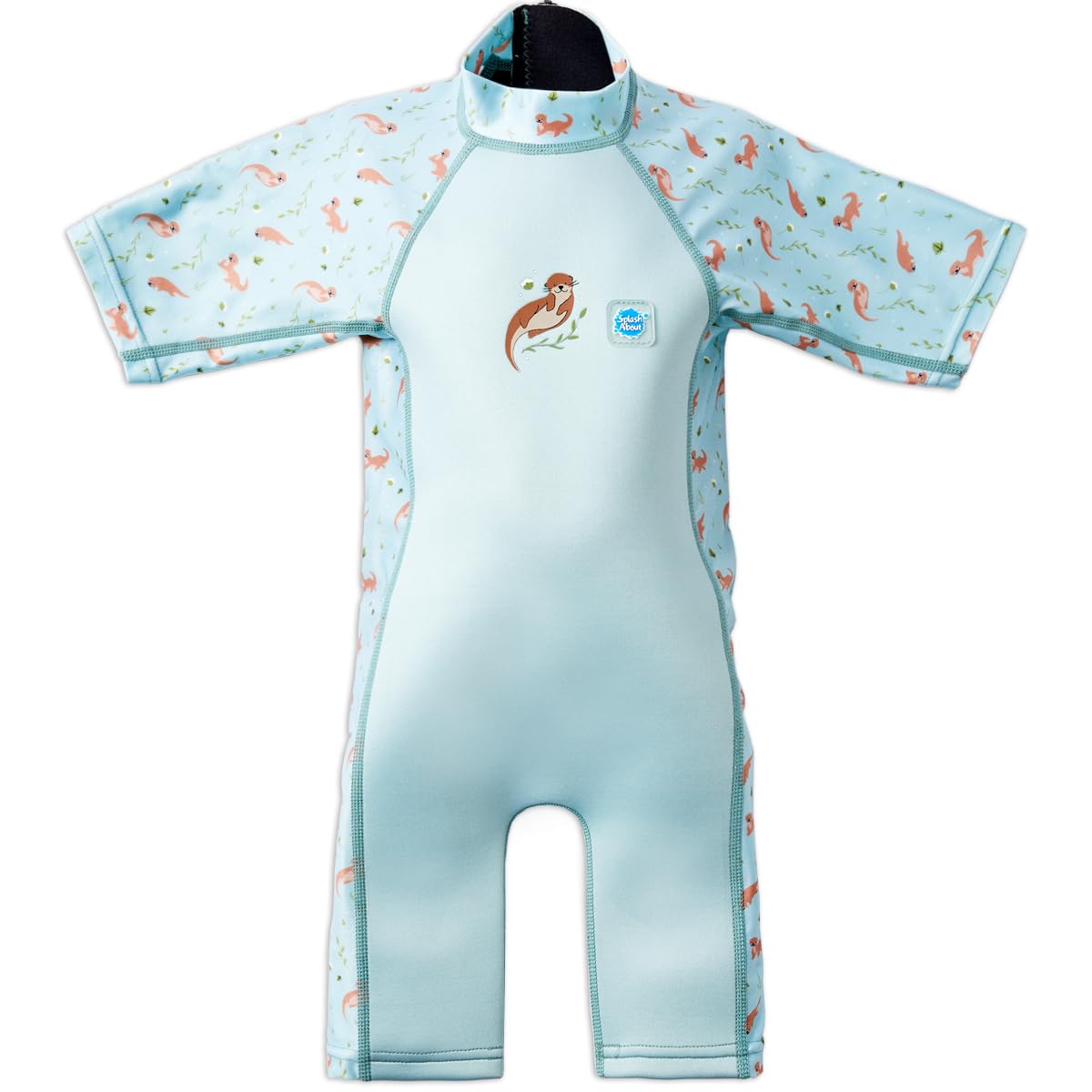 Splash About - Kids Wetsuit - UPF 50+ Sun Protection - Pale Blue - 4-6 Years