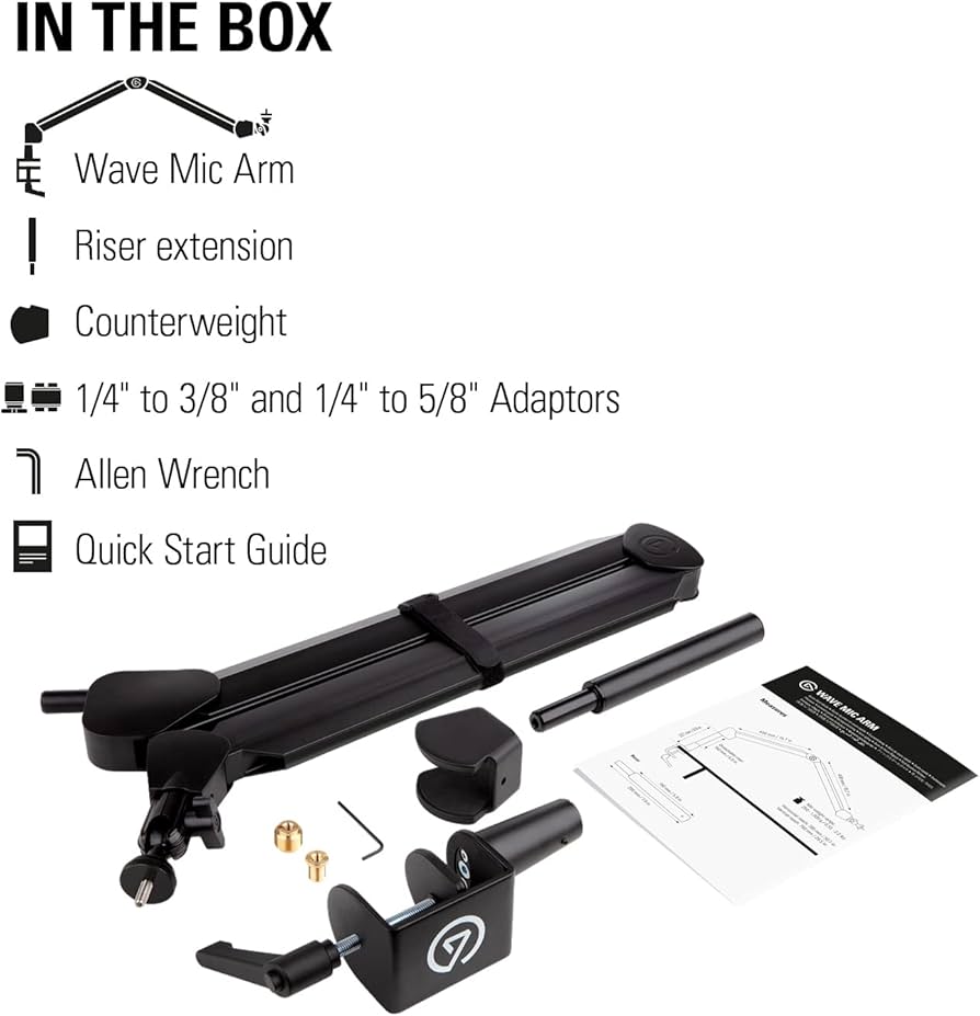 【箱あり】Elgato Wave Mic Arm サスペンションブームアーム Elgato Wave Mic Arm マイク用サスペンションブームアーム 日本