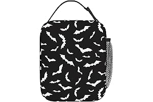 Halloween Bat Insulated Goth Lunch Bag