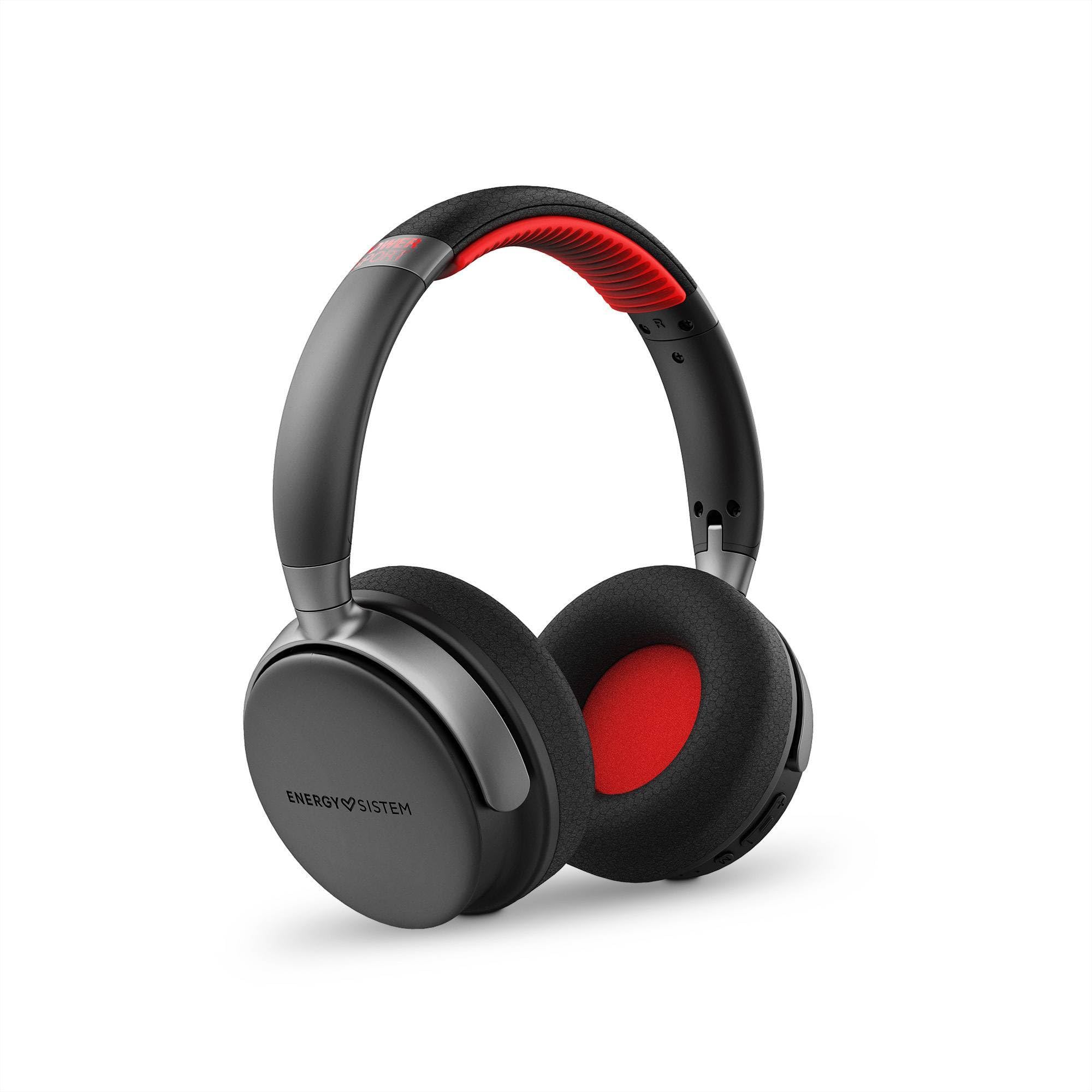 Energy Sistem Power Sport Écouteurs Bluetooth (Bluetooth 5.3, Batterie de 50 Heures, Radio FM, IPX5, Deep Bass)