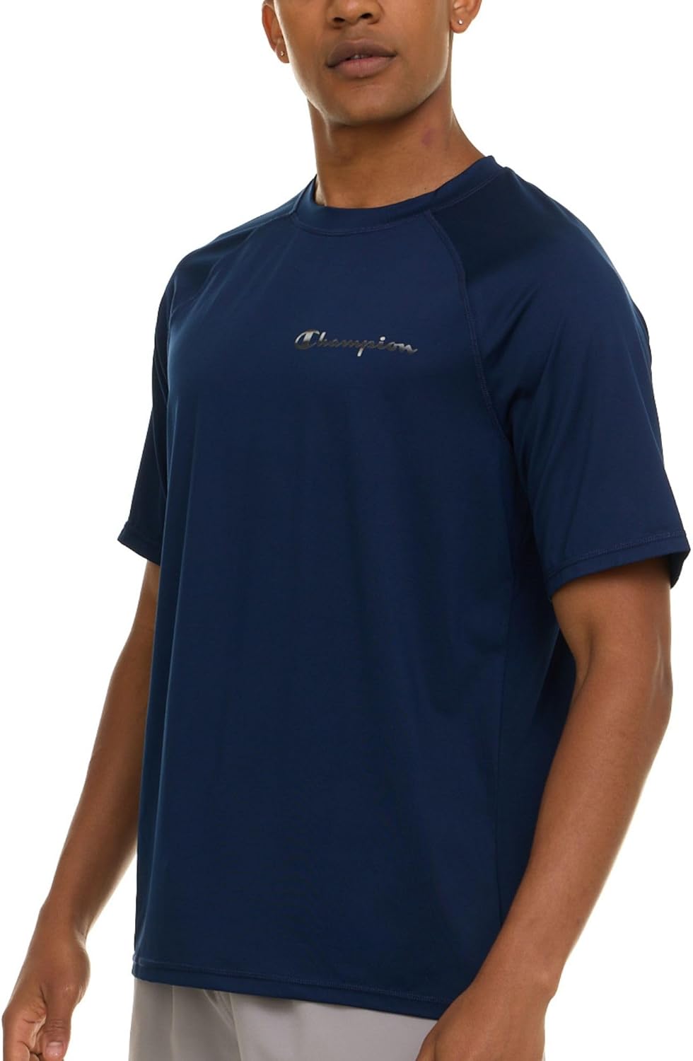 Champion Rash Guard for Men Short Sleeve, Mens Swim Shirt, Sun Shirt UPF+ 50 UV Protection, SPF Quick Drying Rashguard - Image 4