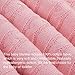 NTBAY 100% Pure Cotton Cable Knit Toddler Blanket, Super Soft Warm Breathable 30x40 Baby Blanket for Crib, Stroller, Nursery, Travel, Newborn, 30x40 Inches, Baby Pink