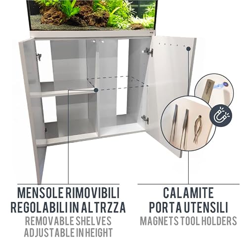 Amtra Alux 450 LED Grey Combi Aquarium – 450L für Süß- und Salzwasser