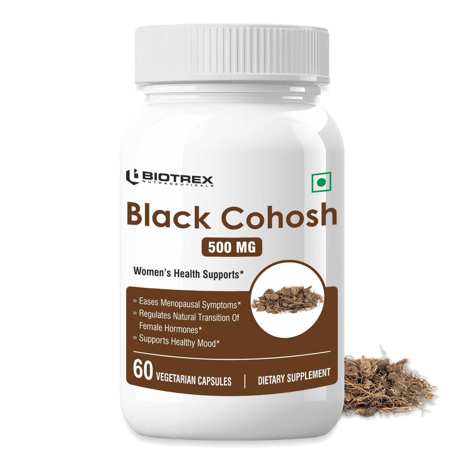 Biotrex Black Cohosh 500mg - 60 Veg Capsule (B07RQT3F8K) Amazon Price History, Amazon Price Tracker