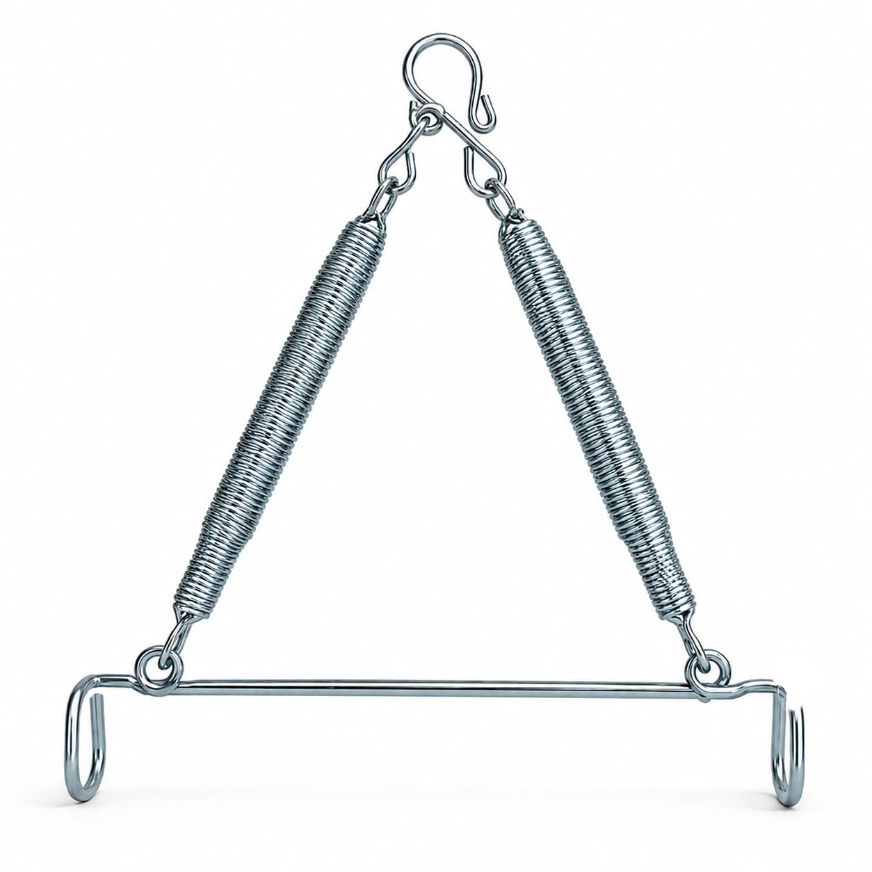 VParents Stainless Steel Baby Cradle Spring for Cradle Hanging 15KG (Silver) (Triangle Spring)-image-30