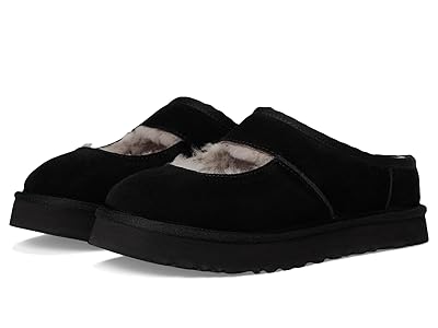 UGG Kids Bea Mary Jane (Little Kid/Big Kid) Kids Shoes Black : 3 Little Kid M, Suede