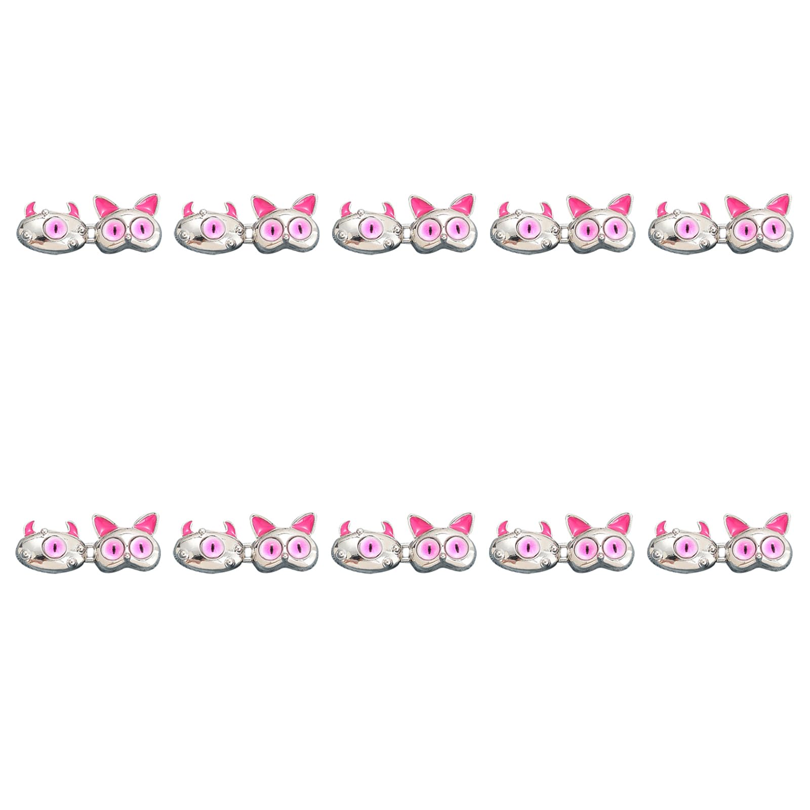 Buxuaaaa 10Pcs Decorative Waistband Adjusters Cartoon Alloy Waist Fasteners Waist Tighteners Buckles for Jeans Pants Dress Coat Fasteners