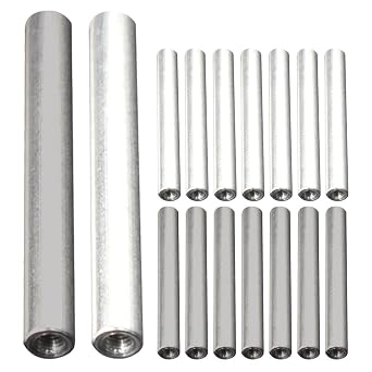 Electrolytic Rods Set 10Pcs Iron and Aluminum Electrodes for Water Electrolyzer Compact 2.75In Square Electrolysis Test Accessories for Laboratory and Industrial Use