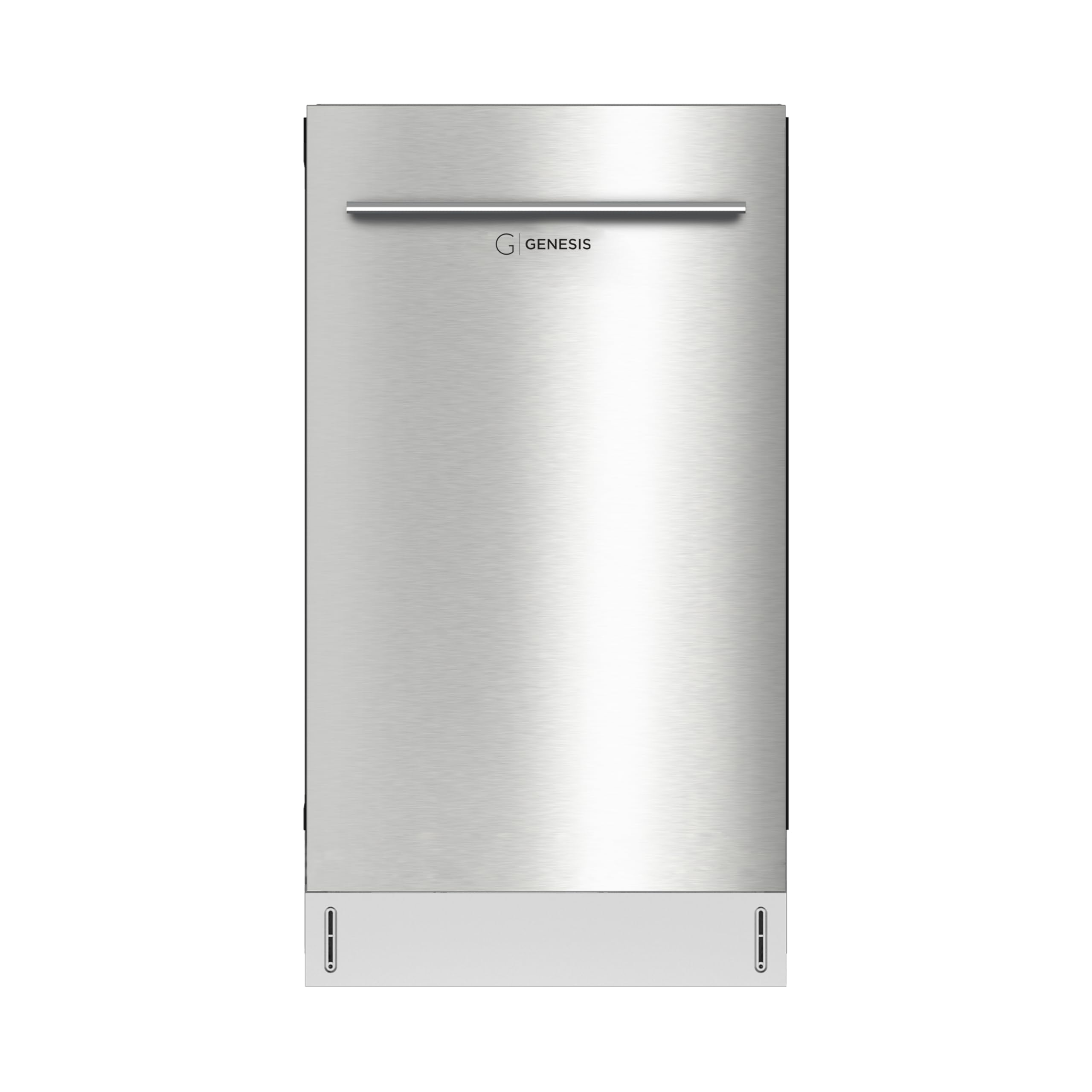 Genesis 18 Inch Dishwasher with 8 Place settings, 6 Washing Programs, Stainless Steel Tub, UL/Energy Star- Stainless Steel